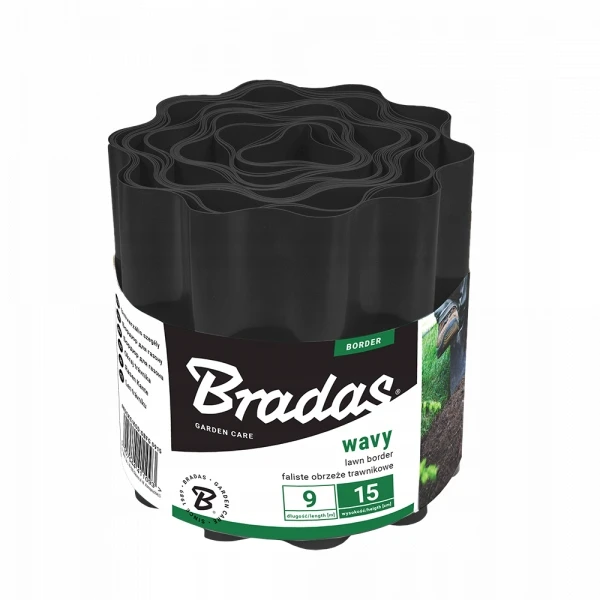 BRADAS banguotas vejos apvadas Juodas 9m x 20cm