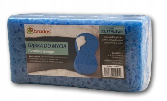 BRADAS ES2040 MĖLYNA drėgno valymo kempinė