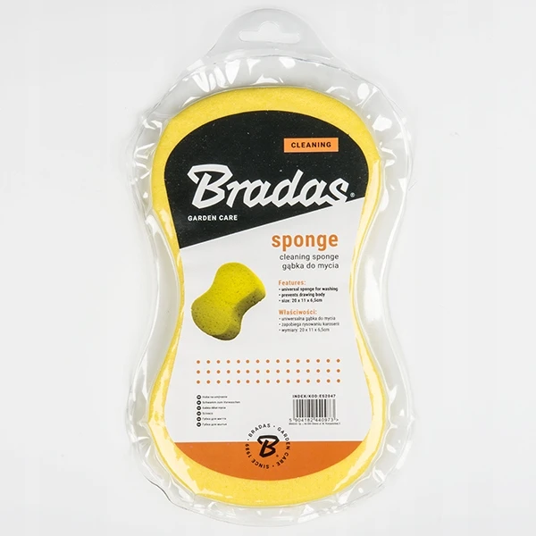 BRADAS Geltonas ES2047 Drėgno valymo kempinė