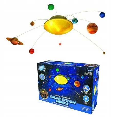 Brainstorm Edukacinis saulės sistemos modelis su planetomis ir nuotoliniu valdymu