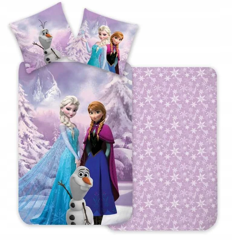 Brandmac Frozen patalynė 140x200 Frozen Elsa Anna patalynės komplektas