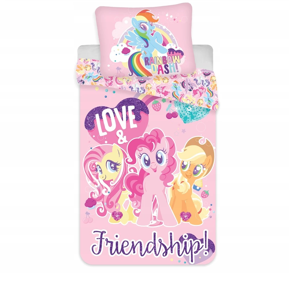 Brandmac My Little Pony vaikiškas patalynės komplektas, 100x135, 2 dalių