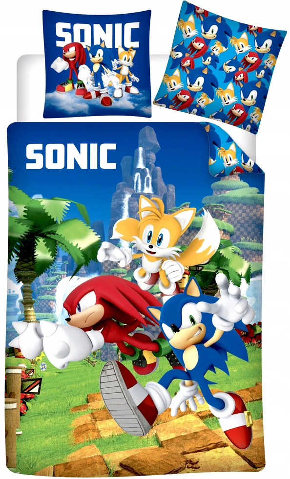 Brandmac Patalynės komplektas Sonic the Hedgehog Speedy Dreams, 140×200, 2 dalių