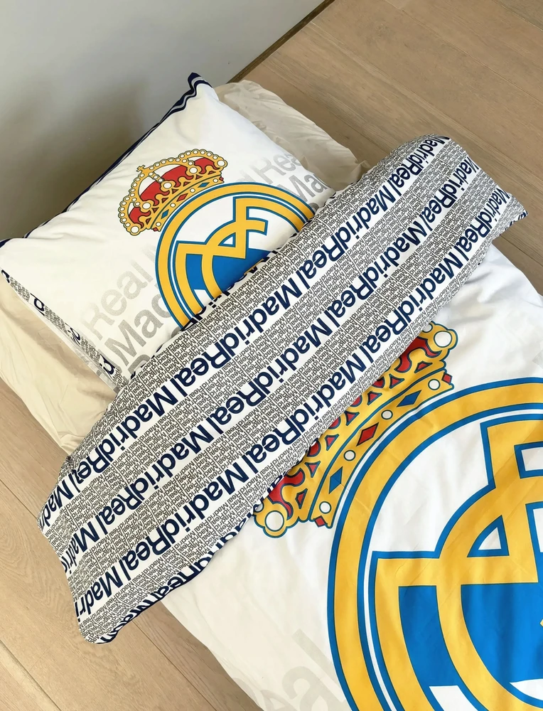 Brandmac REAL MADRID PATALYNĖS RINKINYS Medvilnė 140 X 200 cm Futbolas