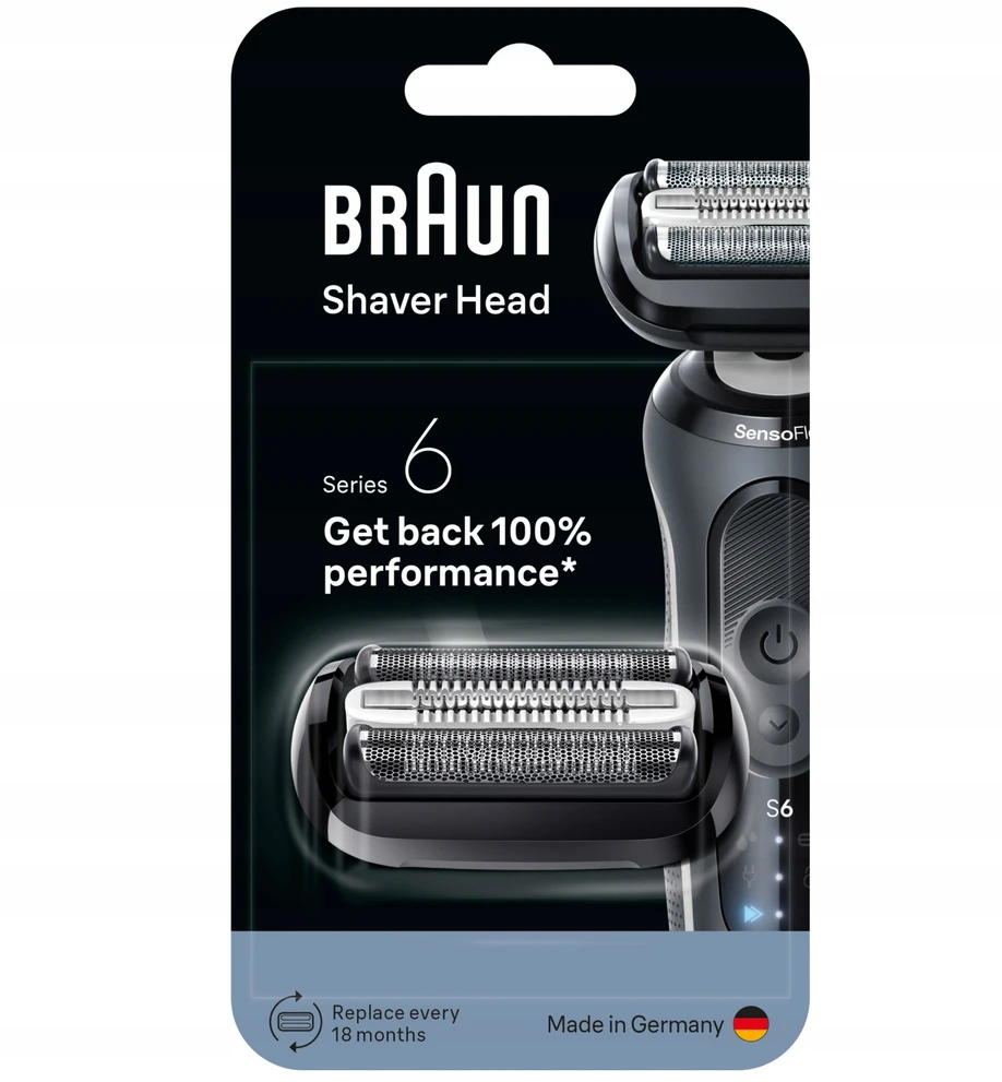 Braun ORIGINAL 6, 64B serijos elektrinio skustuvo pakaitinė galvutė