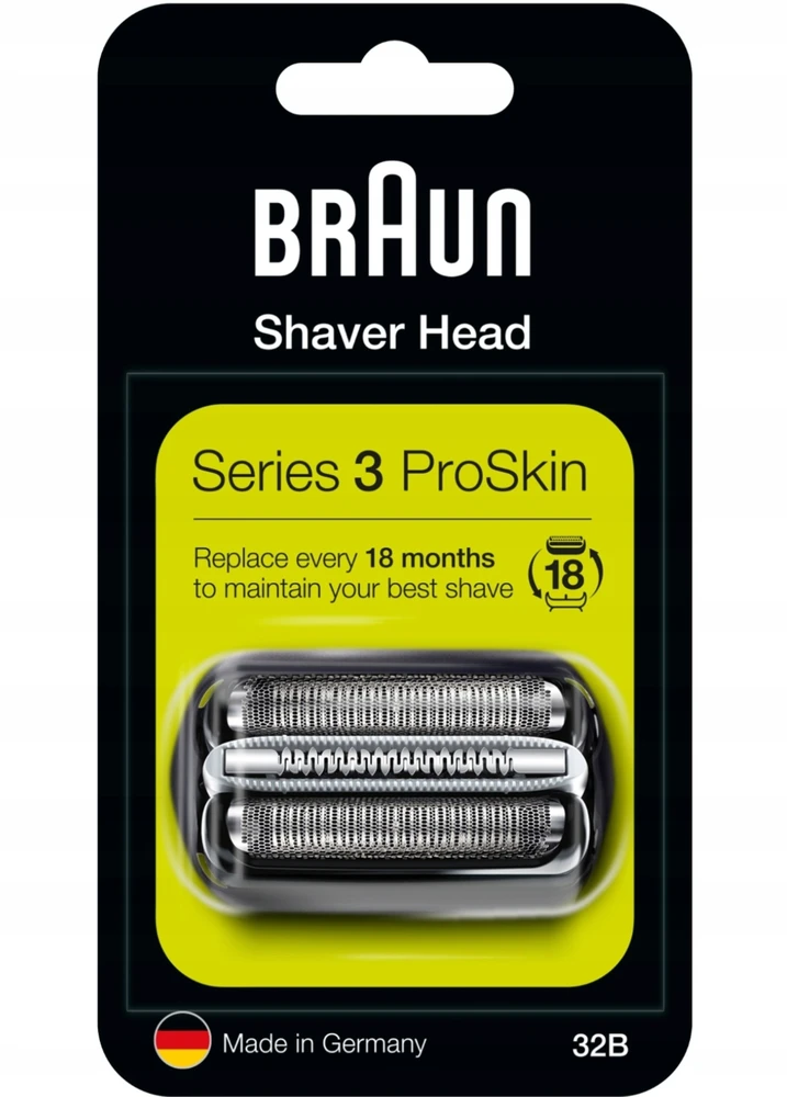 Braun Series 3 32B Keičiama skutimosi galvutė Dovana vaikinui