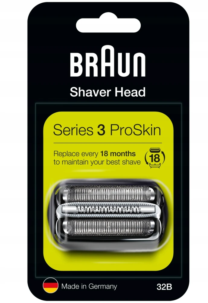 Braun Series 3 32B Keičiama skutimosi galvutė Dovana vaikinui