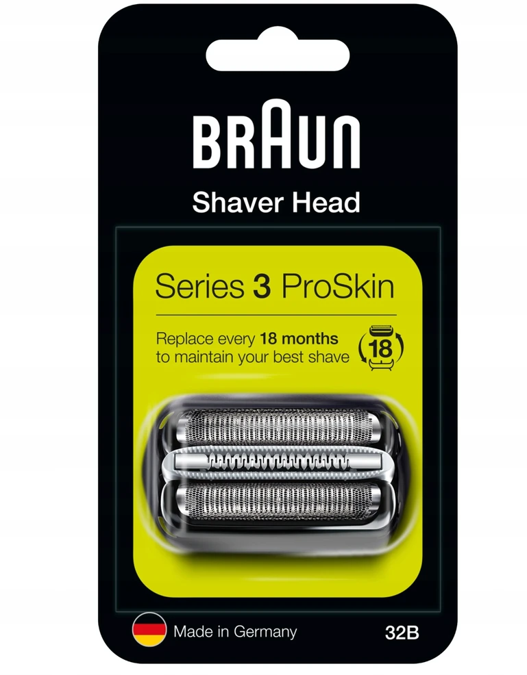 Braun Series 3 32B Keičiama skutimosi galvutė Dovana vaikinui