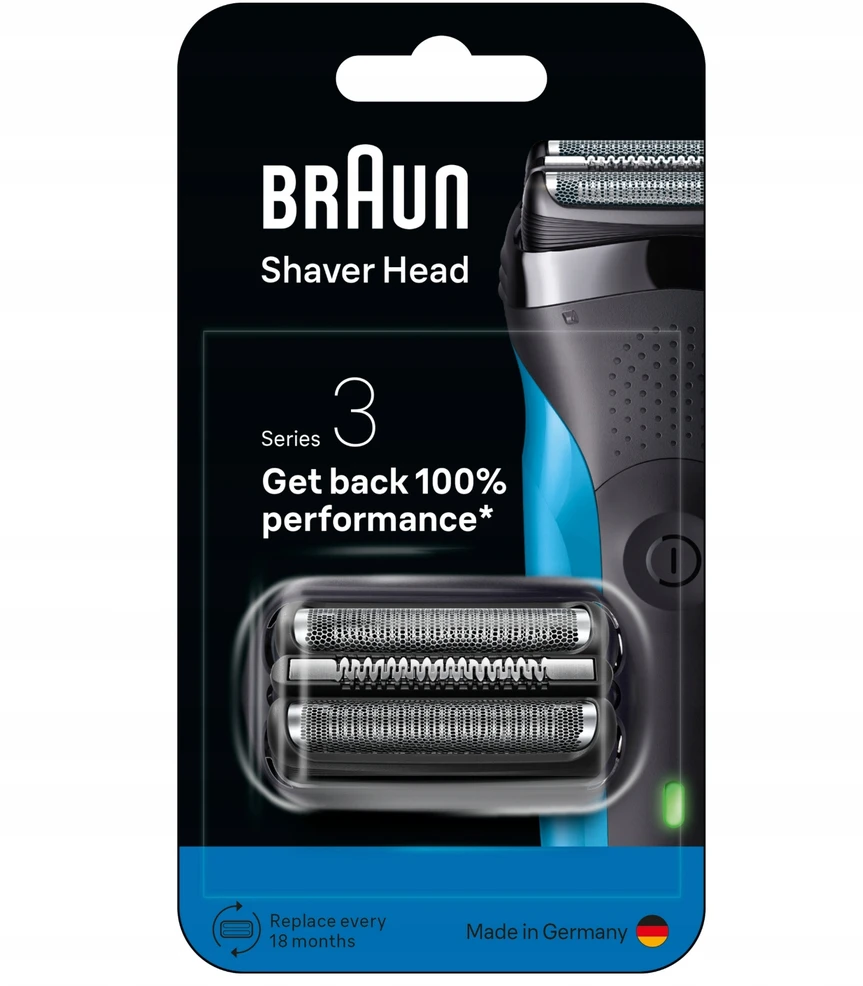 Braun Series 3+, 32B ORIGINAL keičiama elektrinė skustuvo galvutė