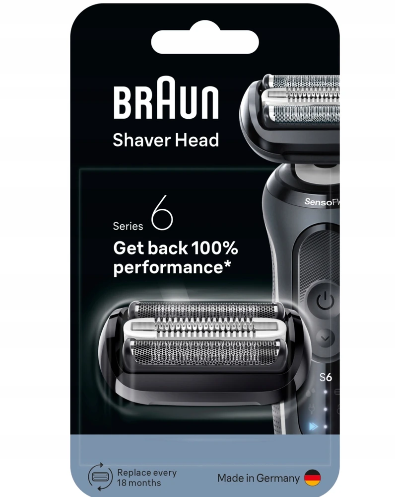 Braun Series 6 64B ORIGINAL keičiama elektrinė skustuvo galvutė