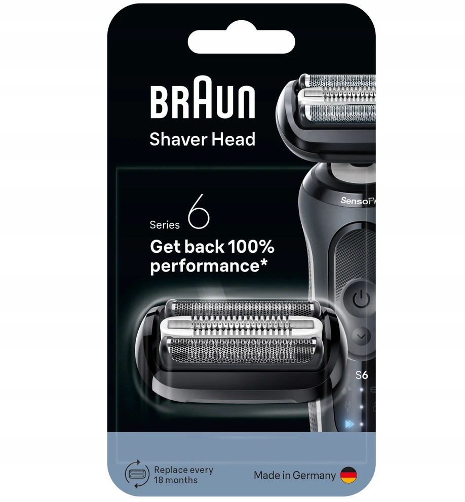 Braun Series 6 64B ORIGINAL pakaitinė elektrinė skustuvo galvutė