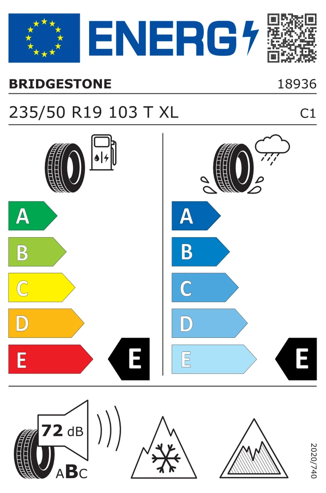 Bridgestone Padangos Blizzak DM-V3 103 T XL (E E B 72dB)