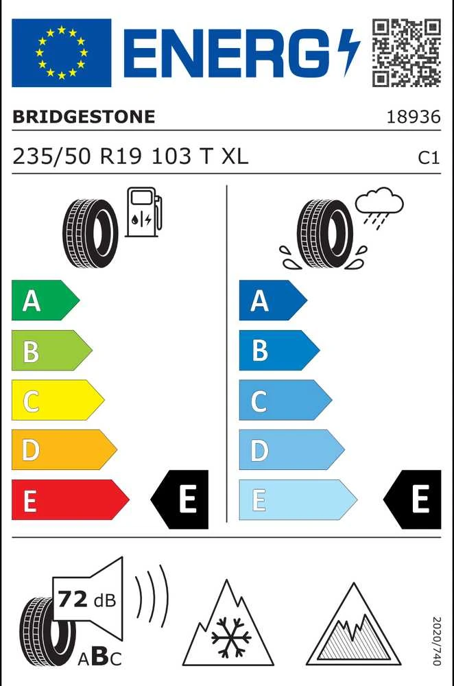 Bridgestone Padangos Blizzak DM-V3 103 T XL (E E B 72dB)