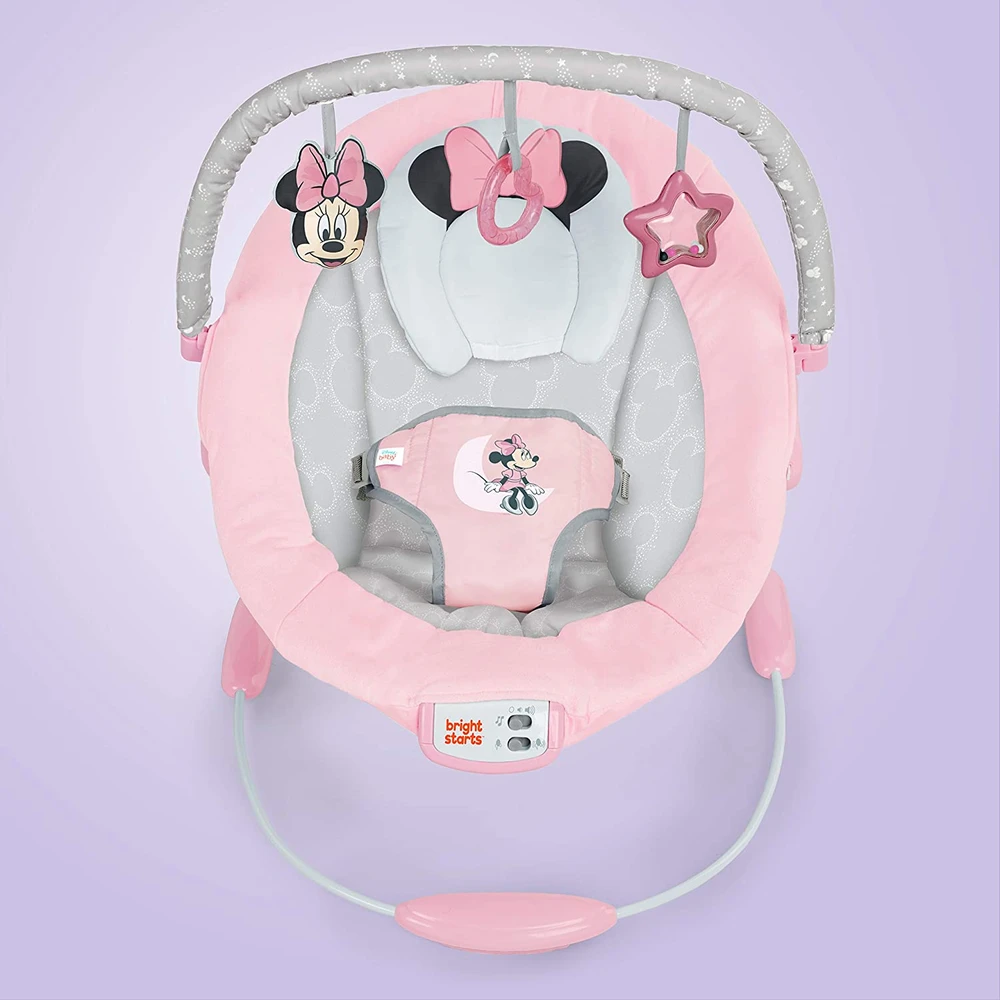 Bright Stars BRIGHT STARTS sūpuoklės Minnie Mouse Rose Skies, 12206