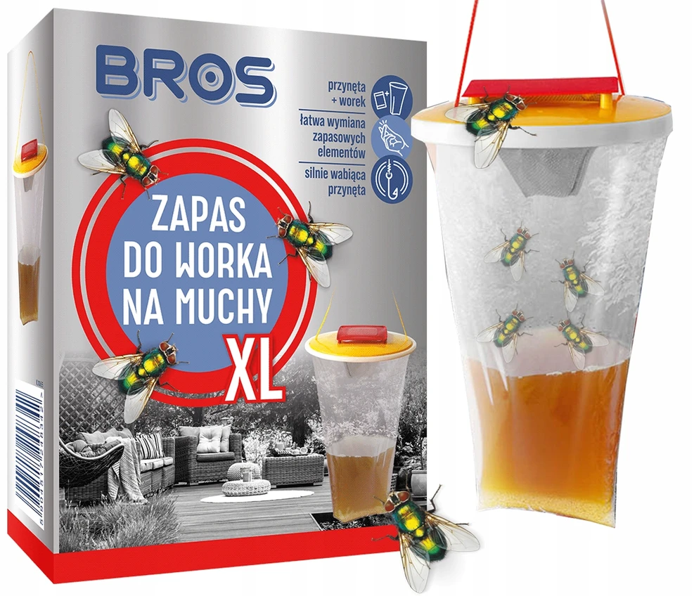 BROS FLY BAG TIEKIMAS BROS XL spąstai nuo musių, vabzdžių