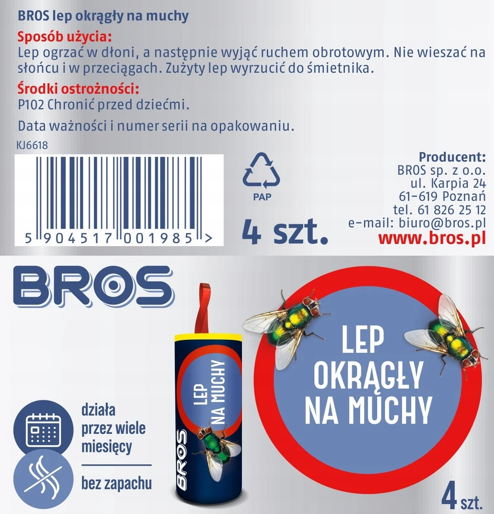 Bros musgaudis, 4 vnt x 10 pakuočių