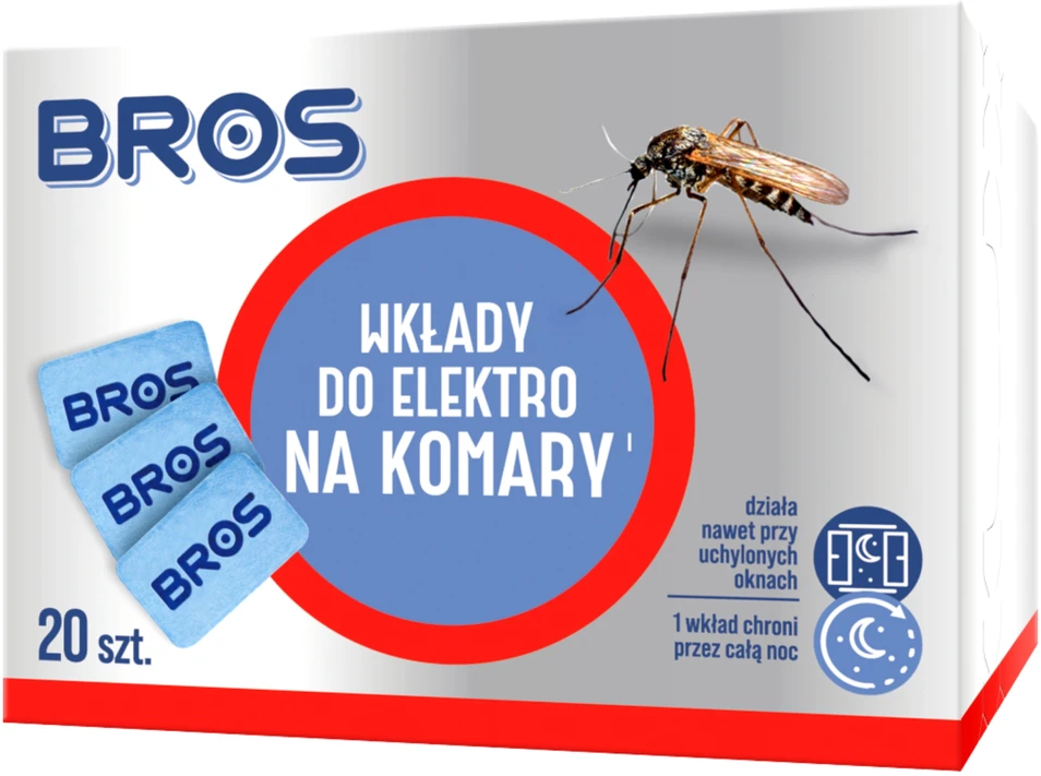 Bros plokštelės nuo uodų elektrofumigatoriui, 30 vnt.