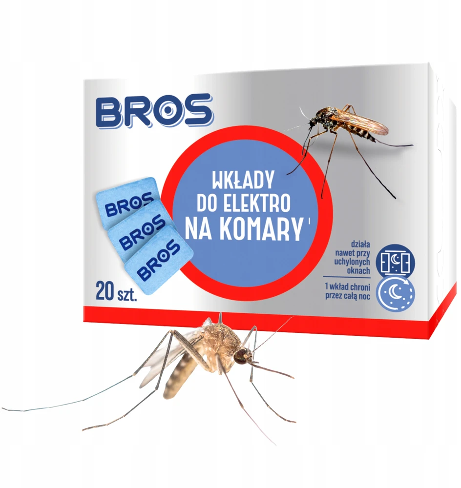 Bros plokštelės nuo uodų elektrofumigatoriui, 30 vnt.