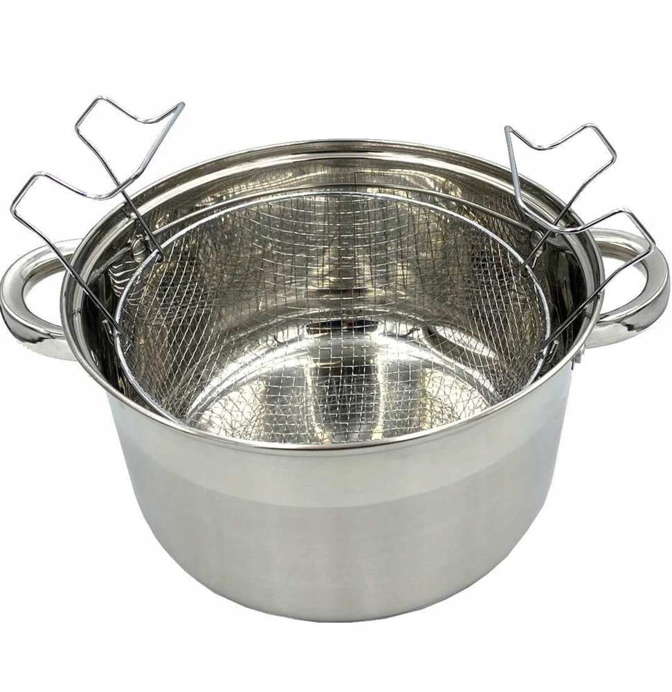Brubeste KIETAS PUODAS GILIAMS KEPTI, DUJŲ INDUKTAVIMAS, SU DUJŲ PIRTE, 22cm, 4,5L