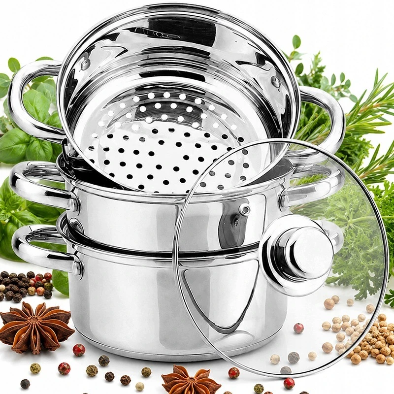 Brunbest GARINIS PUODAS GARININKAS 18CMX25CM INDUKCINIAI DUJINIAI