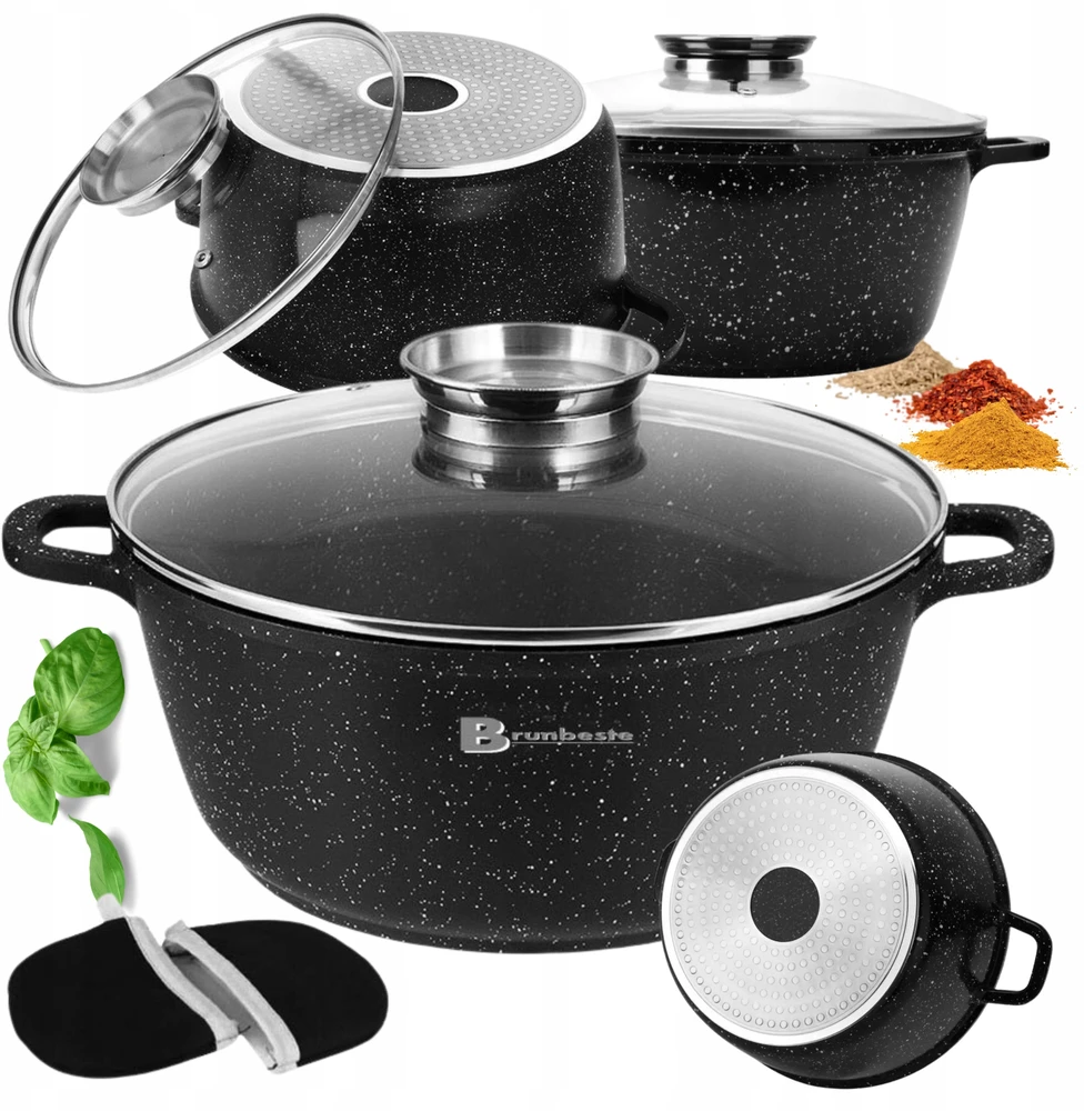 Brunbeste Kepimo indas marmurinis 1,6 l 18 cm