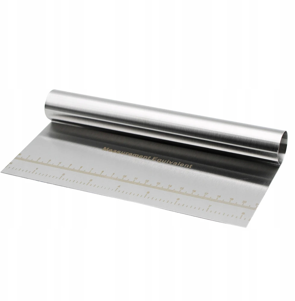 Brunbeste Plieninė mentelė su matavimo puodeliu 21 x 10cm, metalinė konditerinė mentelė