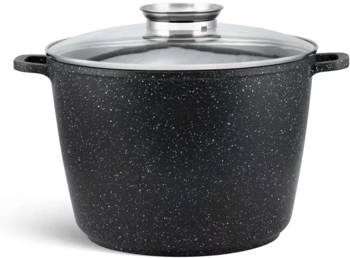 Brunbeste TRADICINIS MARMURINIS PUODAS AUKŠTIS 10L INDUKCINĖS DUJOS XXL 28 cm