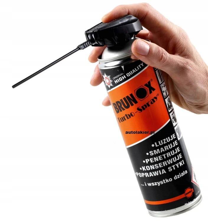 Brunox TURBO-SPRAY Valo, šalina rūdis, sutepa, konservuoja sąnarius 500ml 205