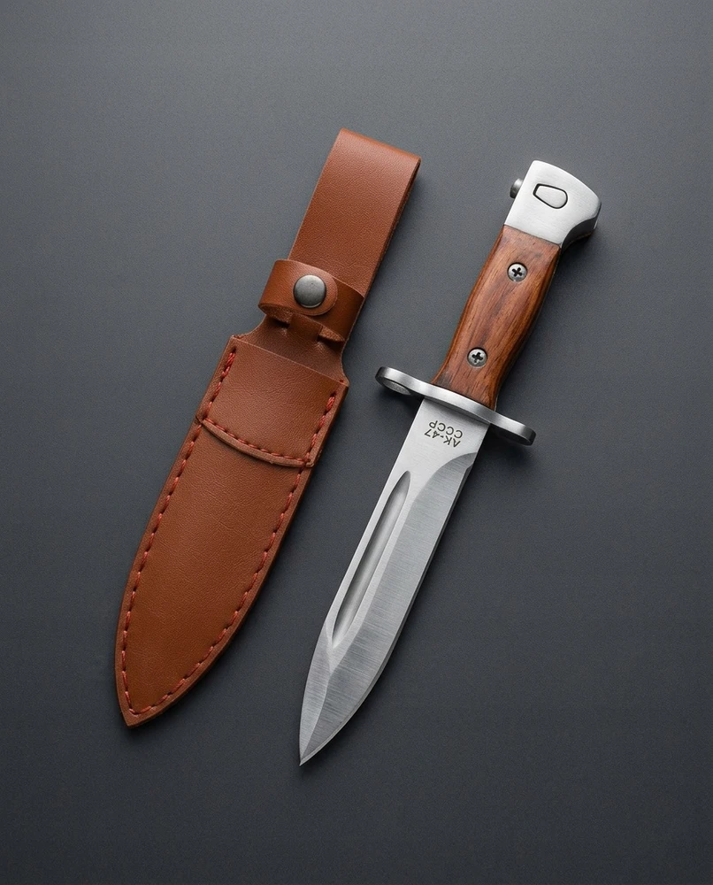 Bsh Adventure 26cm retro Sztylet Armia Radziecki Bagnet AK47 Finka Nóż Wojskowy PRL AK-47