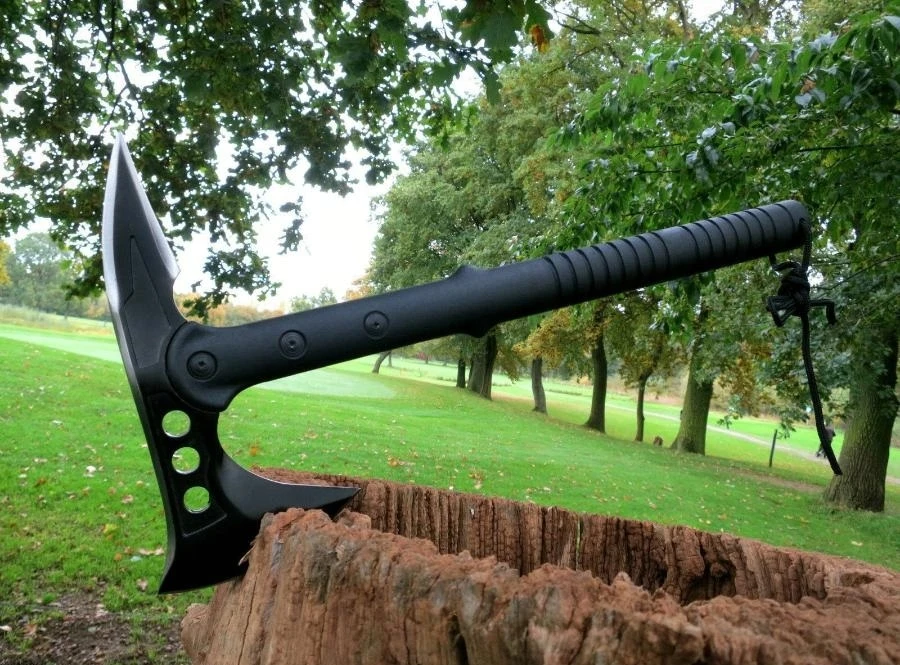 Bsh Adventure AX AX KNIFE MAQUET AX SURVIVAL SOLID SU DĖŽU N745 TOMAHAWK