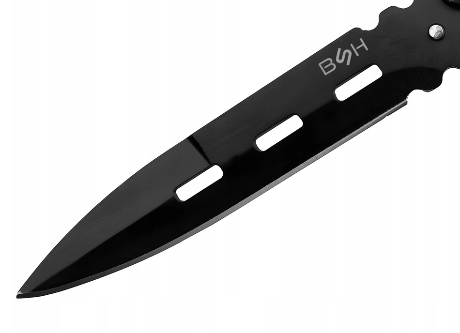 BSH ADVENTURE Balisong Butterfly Blunt CS GO treniruoklis Butterfly Knife Sharp
