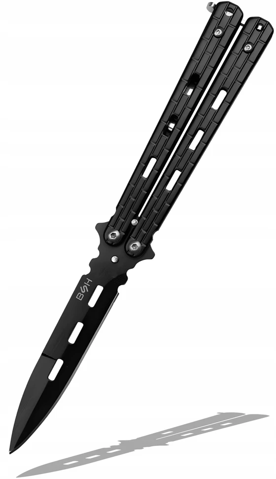 BSH ADVENTURE Balisong Butterfly Blunt CS GO treniruoklis Butterfly Knife Sharp
