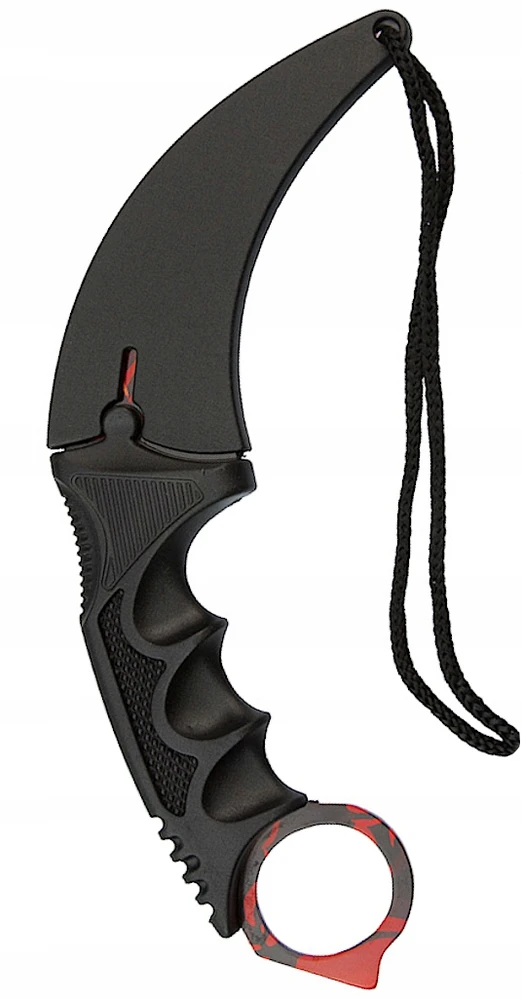 BSH ADVENTURE BSH INFERNO - KARAMBIT KNIFE CLEW COUNTER STRUKE SU dangteliu 19 cm 420 PLIENAS