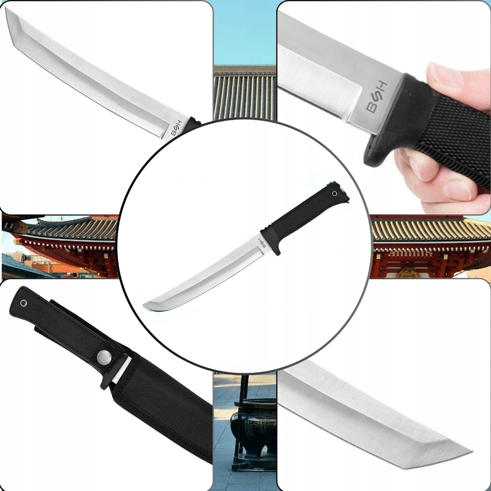 Bsh Adventure BSH KARINĖ TAKTINĖ KATANA KATANA TANTO SAMURAJŲ MEDŽIOKLĖ + PRIEMONĖ