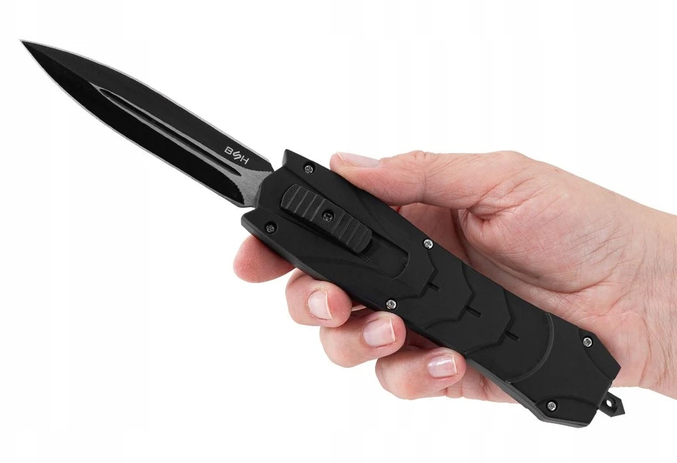 Bsh Adventure BSH Switchblade OTF automatinis durklas sulankstomas kišeninis peilis + dangtelis