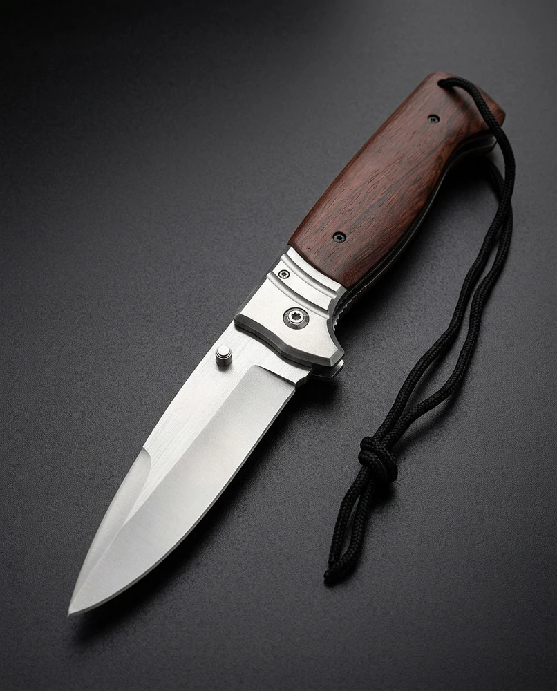 BSH ADVENTURE GALINGAS DIDELIS SULANKSTAMAS MEDŽIOKLĖS PEILIS 27,5 CM NERŪDIJANČIO PLIENO 440 BSH N068