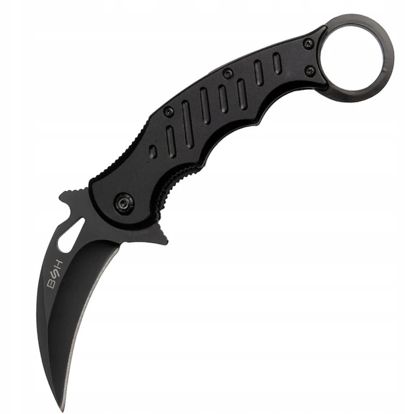 Bsh Adventure Karambit CS:GO sulankstomas plaukelis taktinis peilis karinis raktų pakabukas grybai EDC