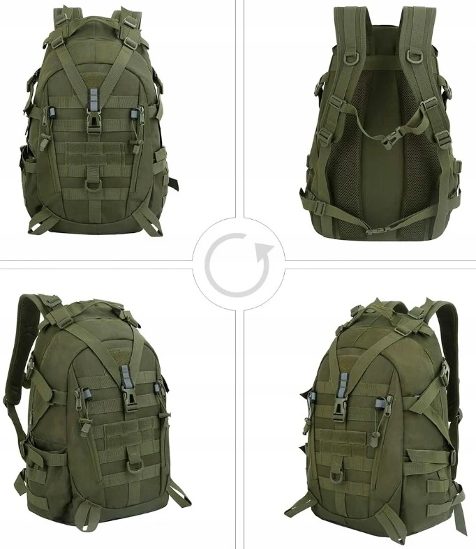 BSH ADVENTURE KARINIO TURISTŲ KUPRINĖ KARINIO IŠGYVIMO TAKTINĖ ARMYJOS ŽALIA 35L