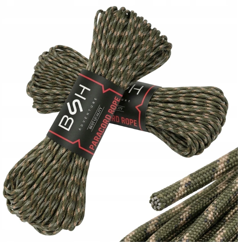 Bsh Adventure Karinis Paracord BSH 30m Camo Strong IKI 180 KG