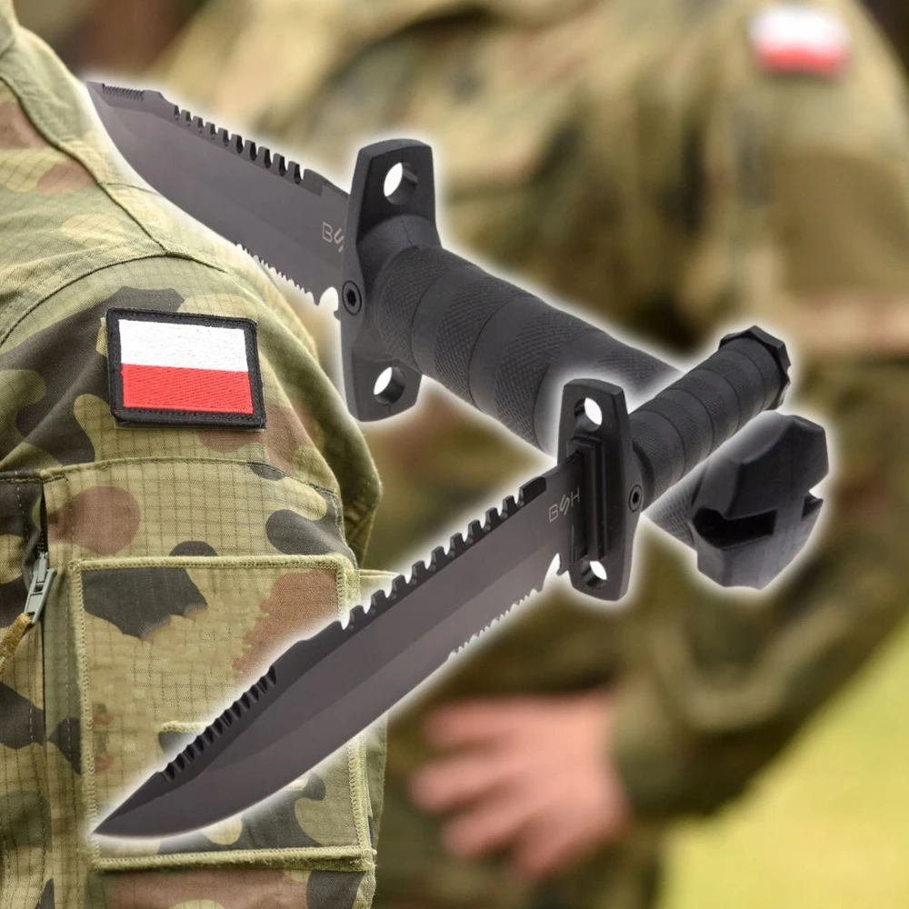 Bsh Adventure NÓŻ TAKTYCZNY WOJSKOWY MYŚLIWSKI FINKA Turistinis SURVIVALOWY SZTURMOWY