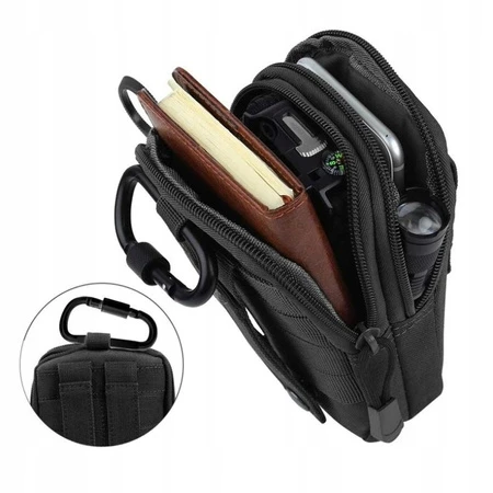 Bsh Adventure Taktinis krepšys SZ-001, 1l, juodas