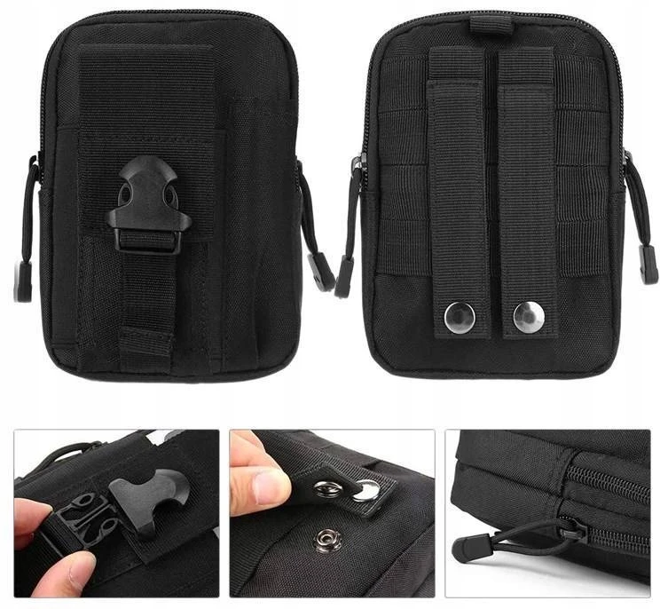 Bsh Adventure Taktinis krepšys SZ-001, 1l, juodas