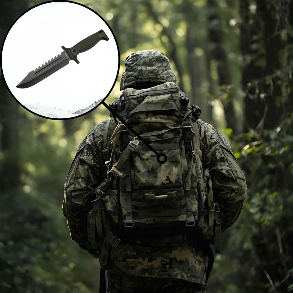 BSH ADVENTURE TAKTINIS PEILIS KARINIO TURISTŲ IŠGYVENIMO BUSHCRAFT DĖKLAS