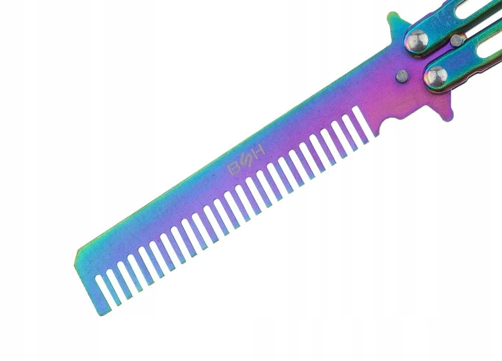 Bsh Adventure BSH Knife Butterfly Training Šukos Rainbow Fade Latch N467C