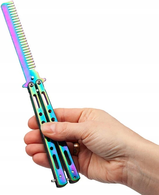 Bsh Adventure BSH Knife Butterfly Training Šukos Rainbow Fade Latch N467C