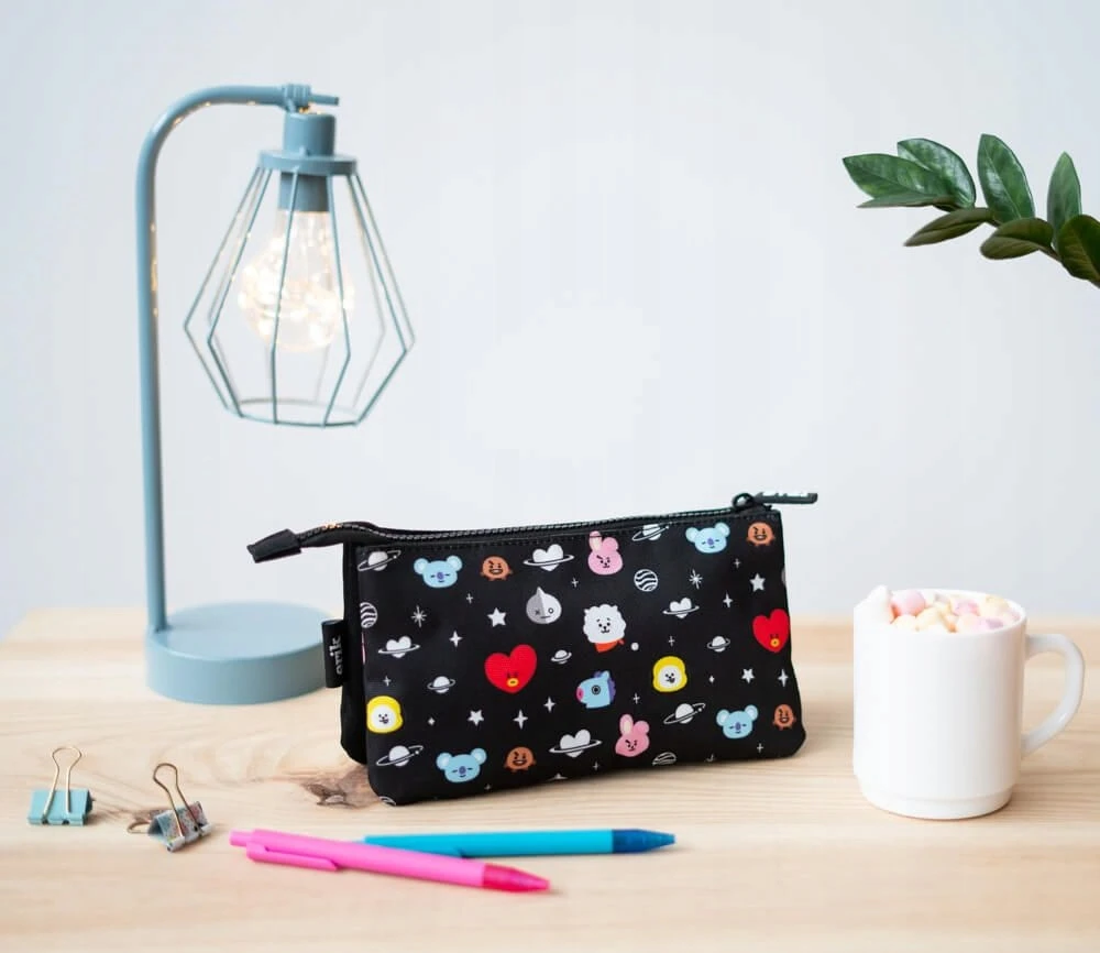 BT21 Cool Collection trijų skyrių penalas