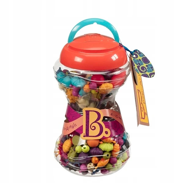 B.TOYS: papuošalų gamybos rinkinys 300 vnt. Pop meno papuošalai 4+ 1254