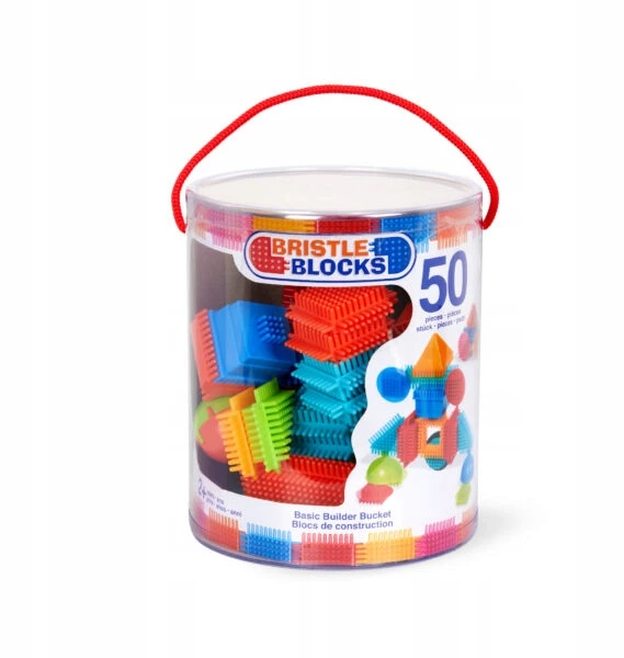 B.Toys Bristle Blocks - 50 vnt. kibire - (703068)