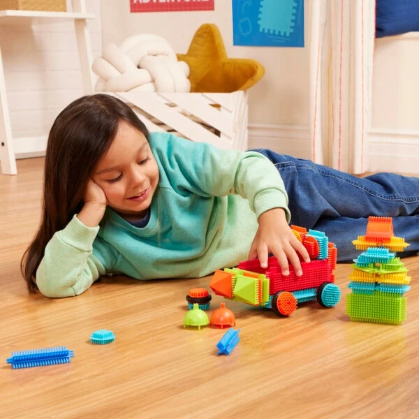 B.Toys Bristle Blocks - 50 vnt. kibire - (703068)