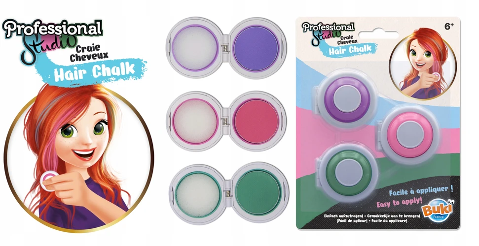 Buki France Plaukų kreida Hair chalk
